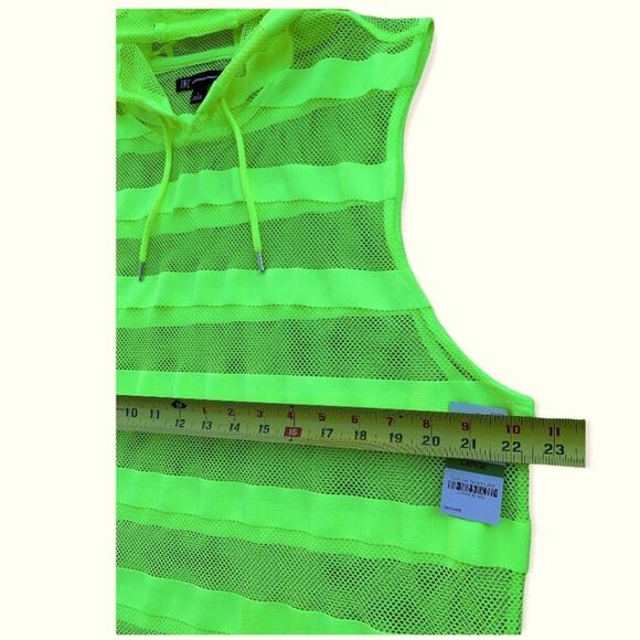 Neon Yellow INC International Concepts Bathing Suit Cover Up Size Large - Picture 4 of 6